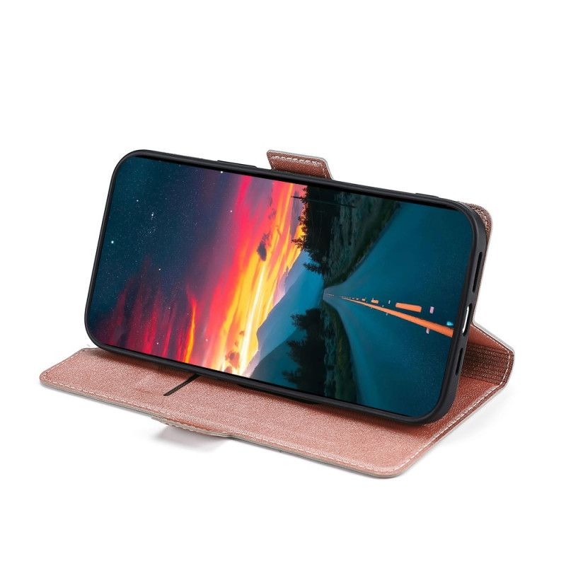 Lærdeksel Folio Deksel Samsung Galaxy A13 5g Mobildeksel Klapp Dobbel Design