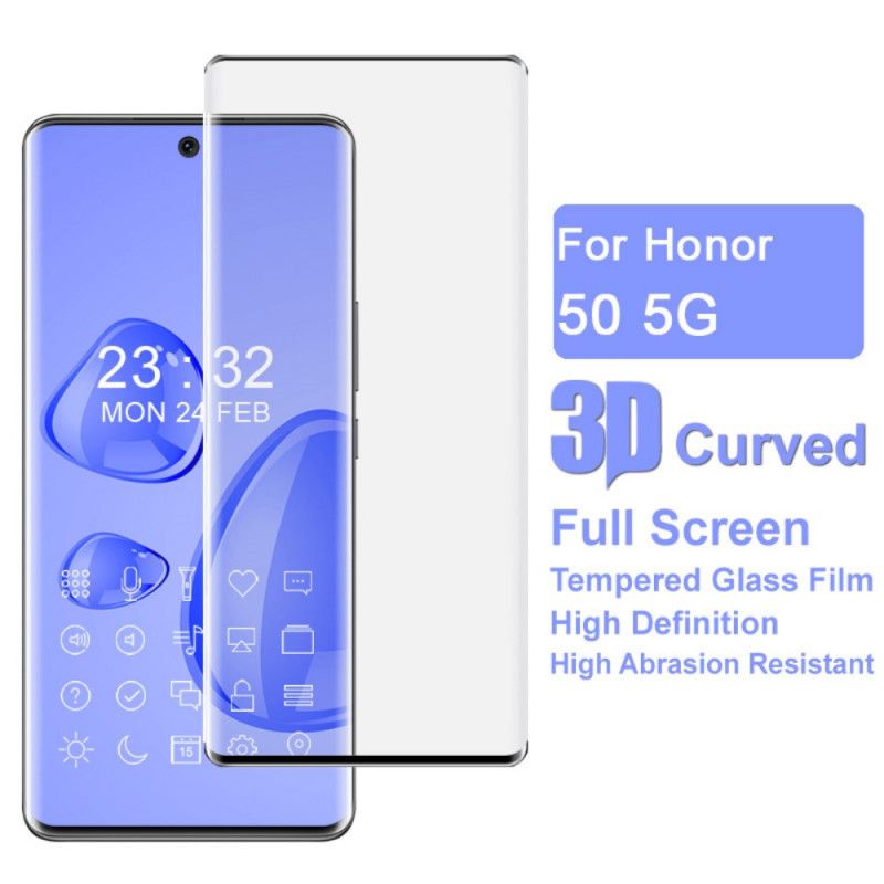 Black Edge Tempered Glass Screen Protector Huawei Nova 9 / Honor 50