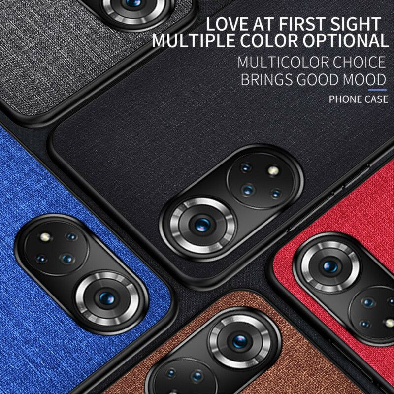 Deksel Huawei Nova 9 / Honor 50 Cloth Texture