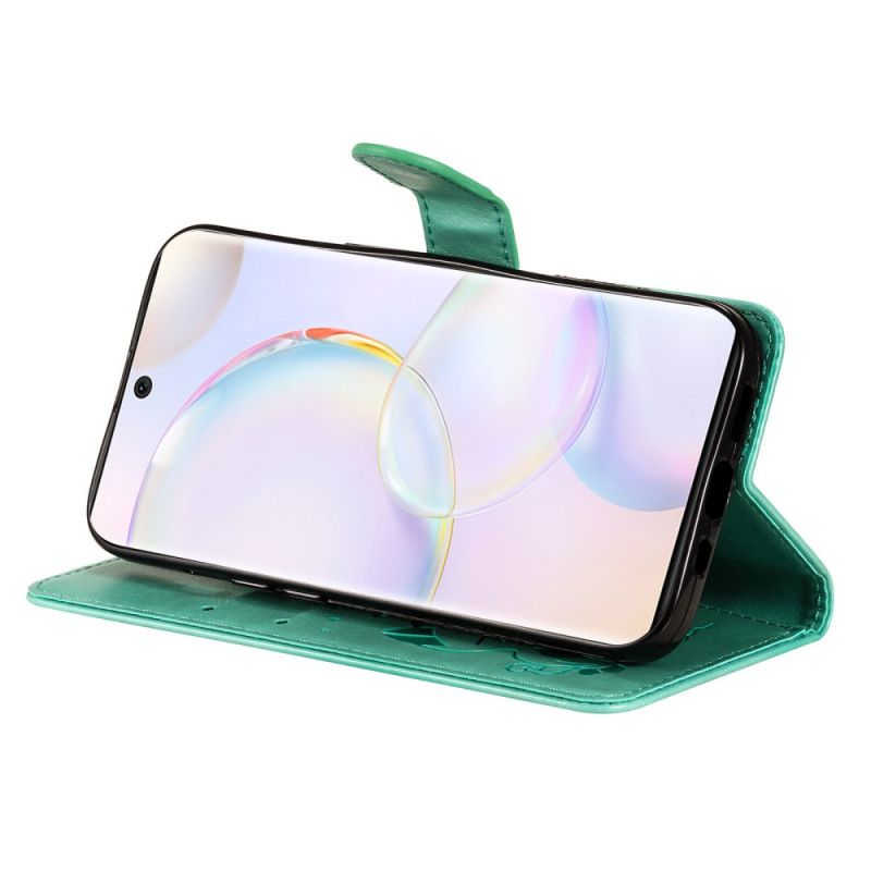 Folio Deksel Huawei Nova 9 / Honor 50 Cat And Bee Thong Beskyttelse Deksel