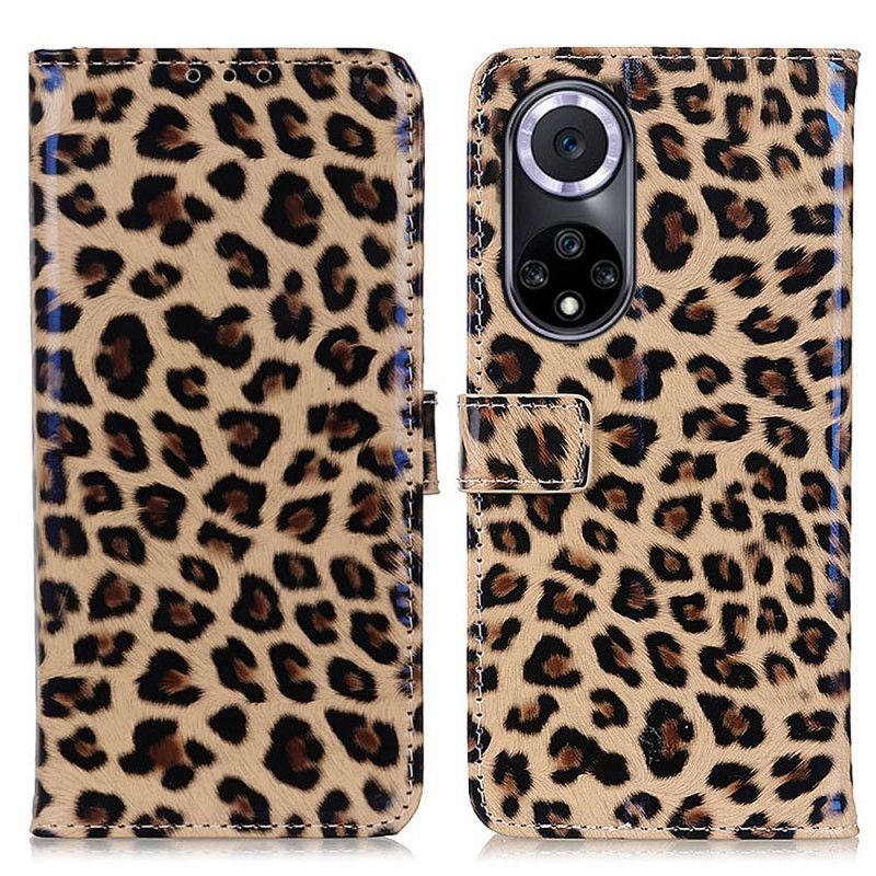 Folio Deksel Huawei Nova 9 / Honor 50 Enkel Leopard