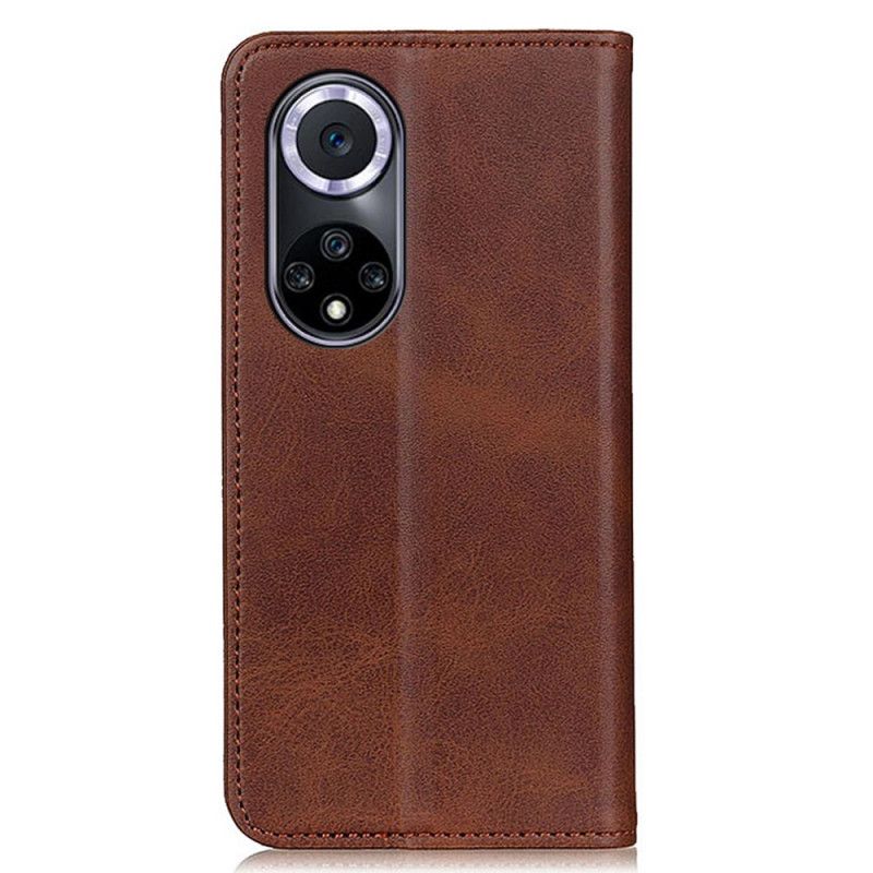 Folio Deksel Huawei Nova 9 / Honor 50 Split Leather Elegance