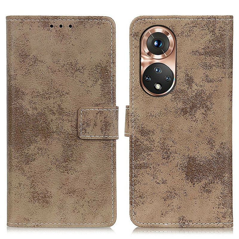 Folio Deksel Huawei Nova 9 / Honor 50 Vintage Skinneffekt