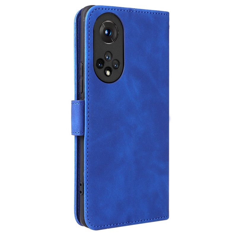 Lærdeksel Folio Deksel Huawei Nova 9 / Honor 50 Mobildeksel Skin-touch