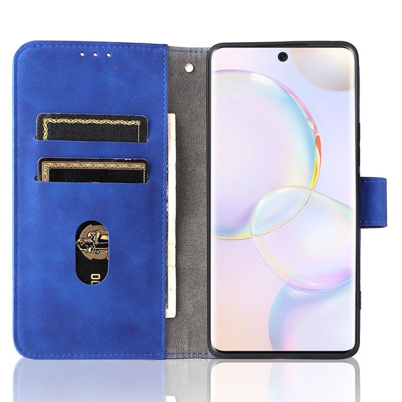 Lærdeksel Folio Deksel Huawei Nova 9 / Honor 50 Mobildeksel Skin-touch