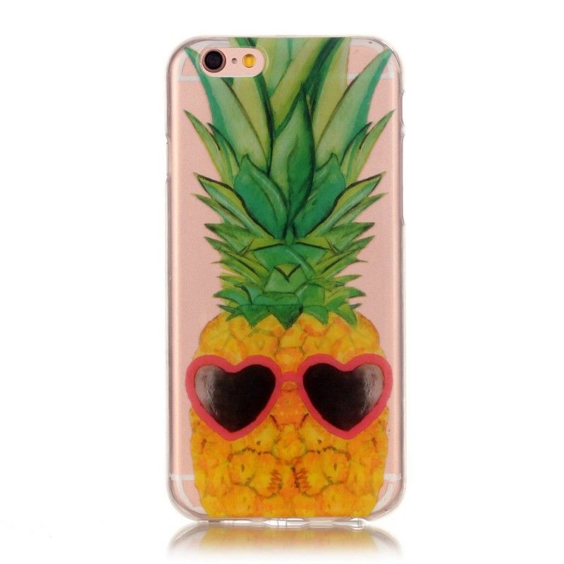 Deksel iPhone 6 / 6S Gjennomsiktig Inkognito Ananas