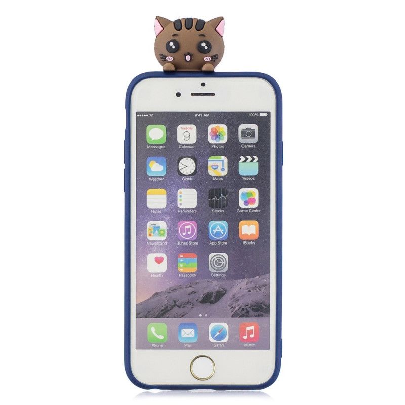 Deksel iPhone 6 / 6S Hvit 3D Katter