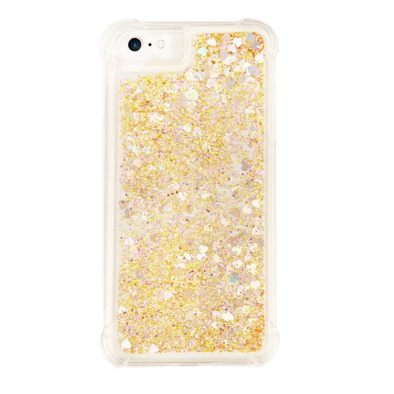 Deksel iPhone 6 / 6S Rosa Lystglitter