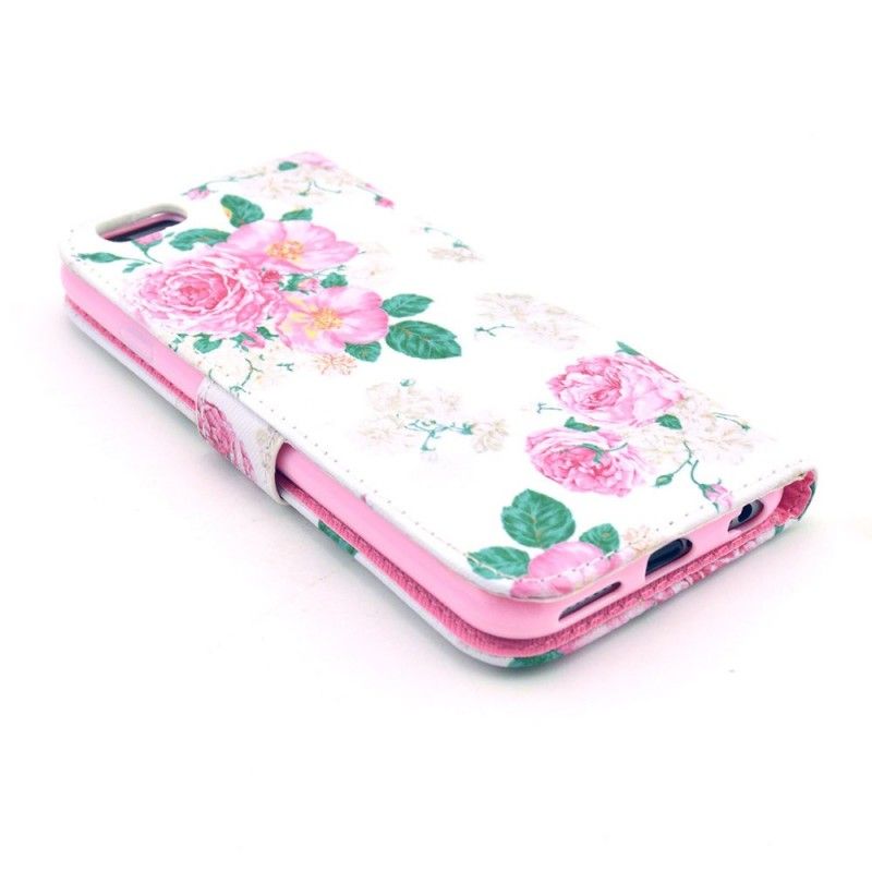 Folio Deksel iPhone 6 / 6S Frihetsblomster