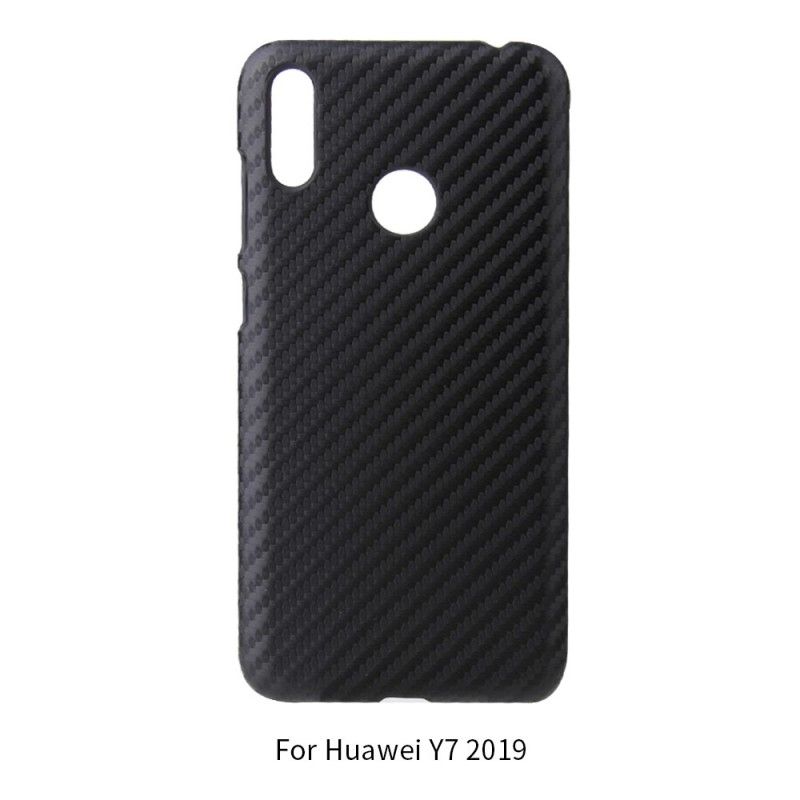 Deksel Huawei Y6 2019 Karbonfiber