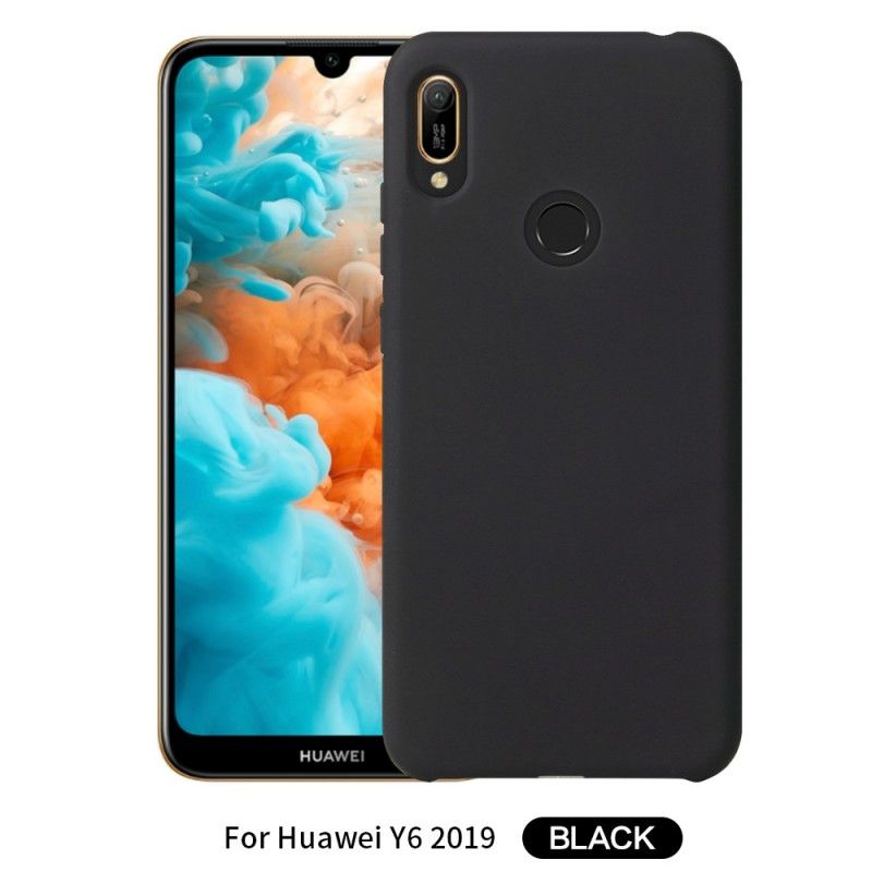 Deksel Huawei Y6 2019 Mørkeblå Fleksibel Howmak Beskyttelse