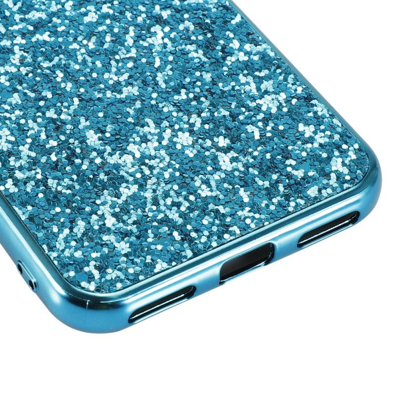 Deksel Huawei Y6 2019 Rød Premium Glitter