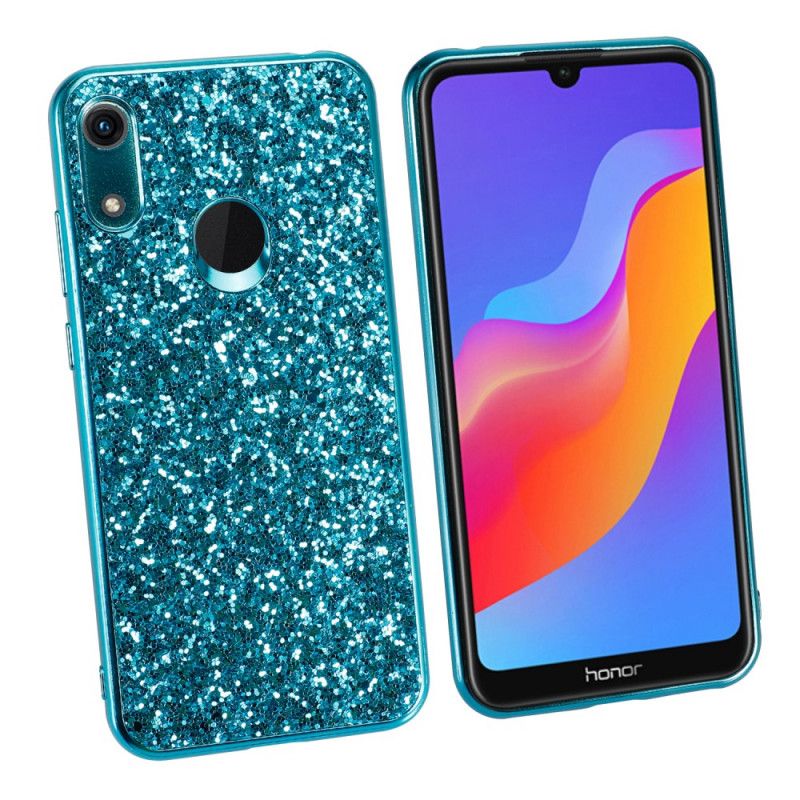 Deksel Huawei Y6 2019 Rød Premium Glitter