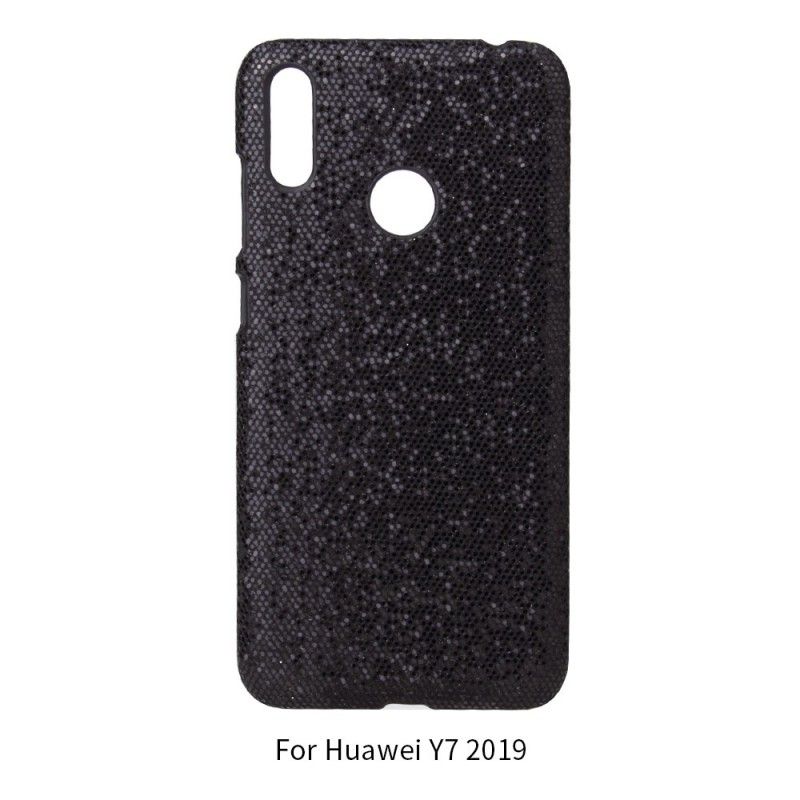 Deksel Huawei Y6 2019 Svart Paljetter