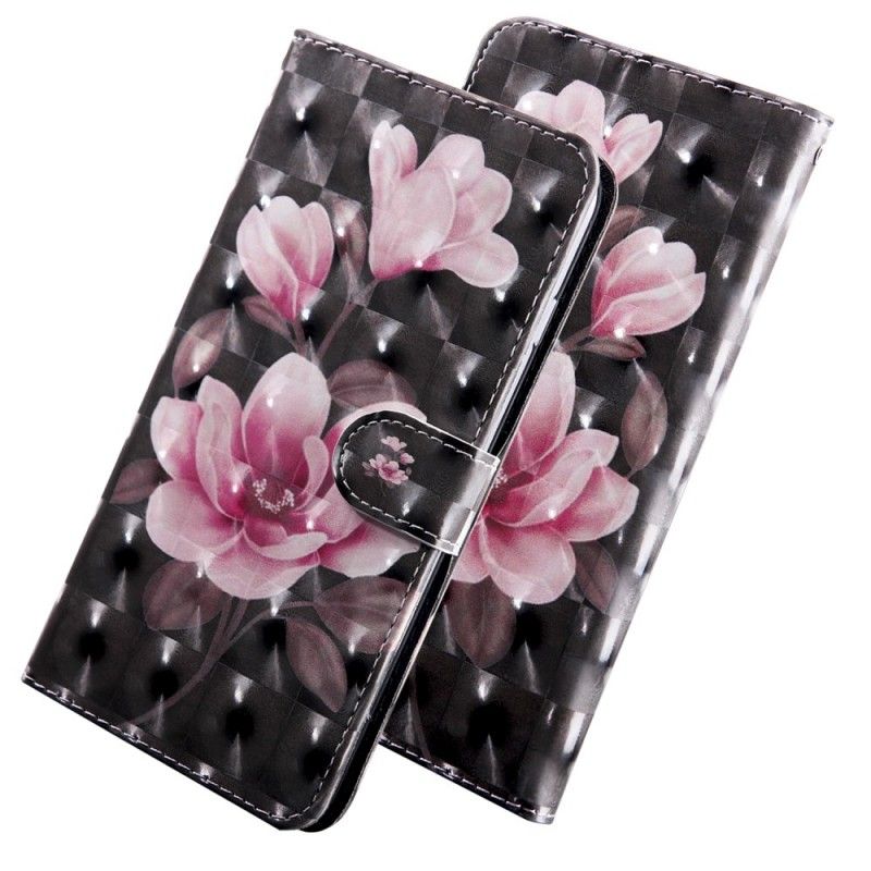 Folio Deksel for Huawei Y6 2019 Blomster Blomstrer