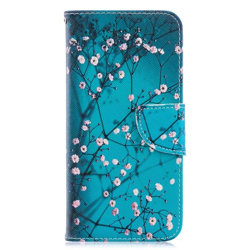 Folio Deksel for Huawei Y6 2019 Blomstrende Tre