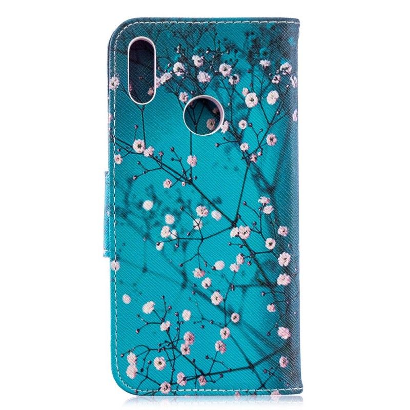 Folio Deksel for Huawei Y6 2019 Blomstrende Tre