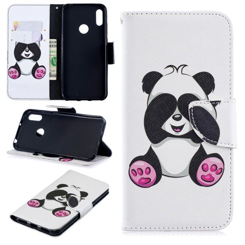 Folio Deksel for Huawei Y6 2019 Morsom Panda