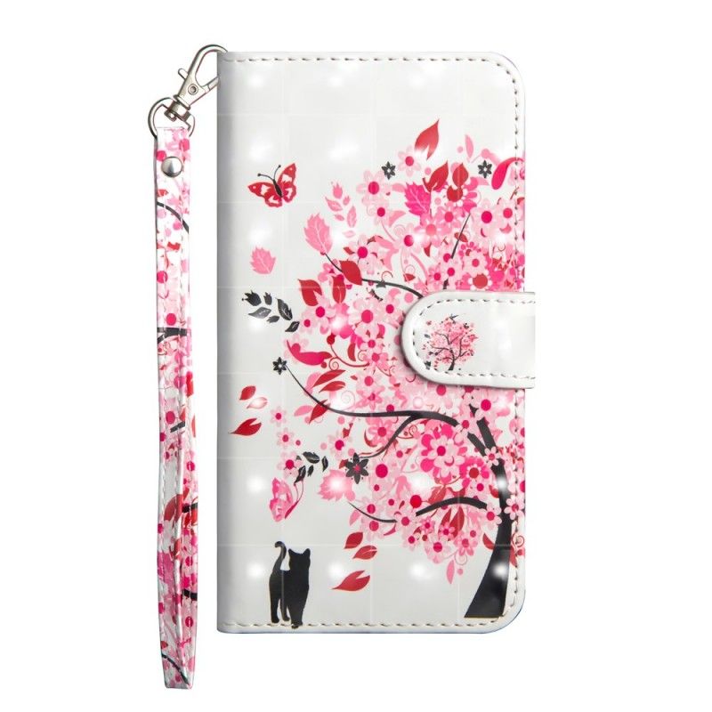 Folio Deksel for Huawei Y6 2019 Rosa Tre