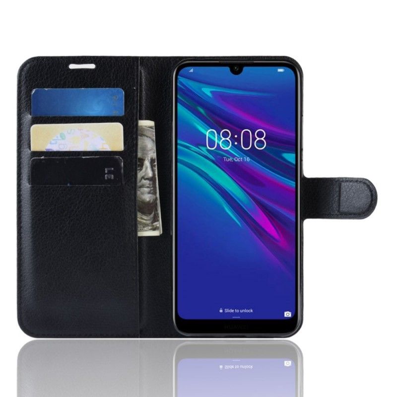 Folio Deksel for Huawei Y6 2019 Svart Klassisk