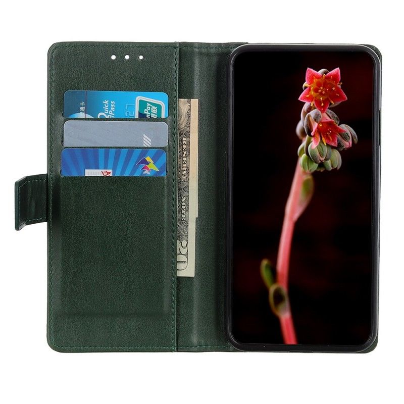 Folio Deksel for Huawei Y6 2019 Svart Tradisjonell Skinneffekt