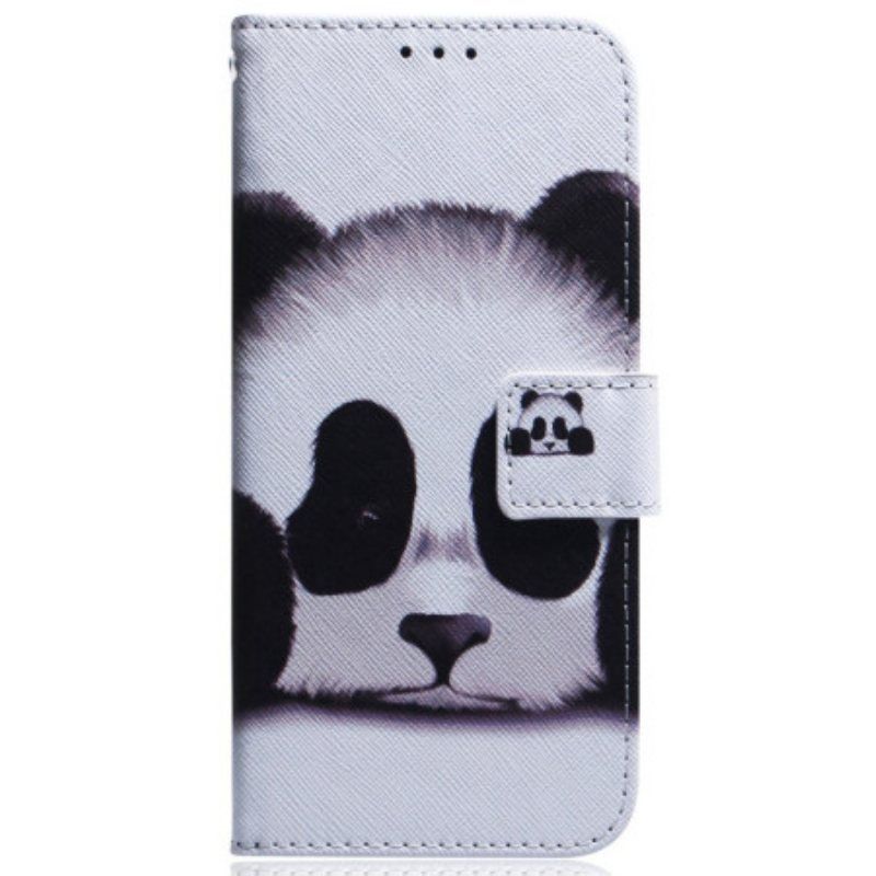 Lærdeksel Til Honor Magic 5 Lite Med Kjede Strappy Panda