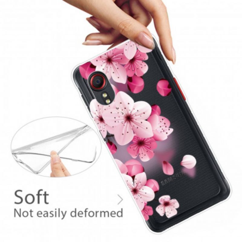 Deksel Samsung Galaxy Xcover 5 Små Rosa Blomster Beskyttelse Deksel