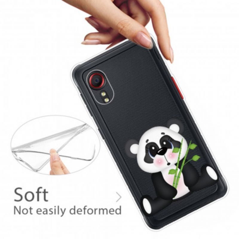 Deksel Samsung Galaxy Xcover 5 Transparent Sad Panda