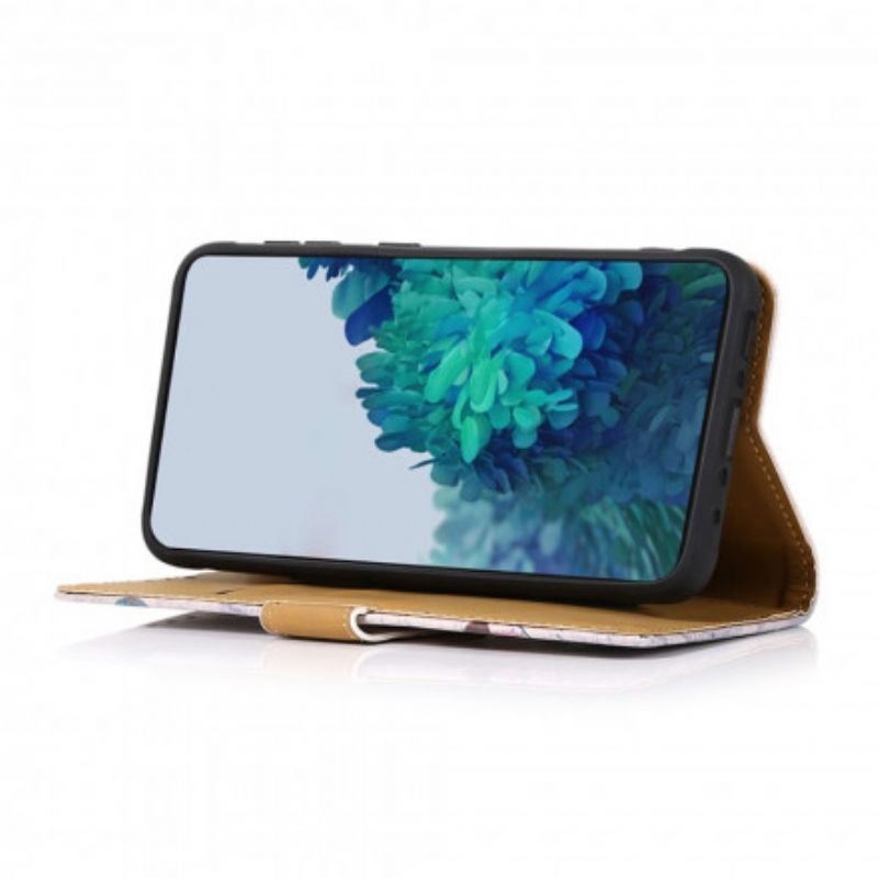 Folio Deksel Samsung Galaxy Xcover 5 Blomstrende Tre