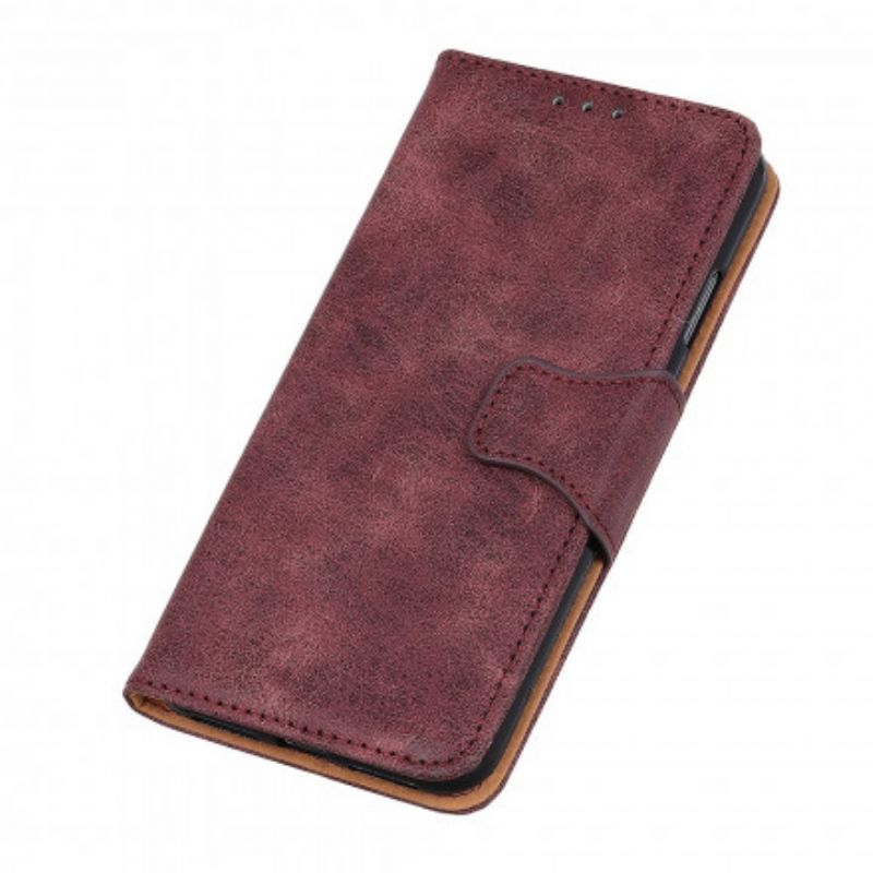 Folio Deksel Samsung Galaxy Xcover 5 Vintage Split Leather