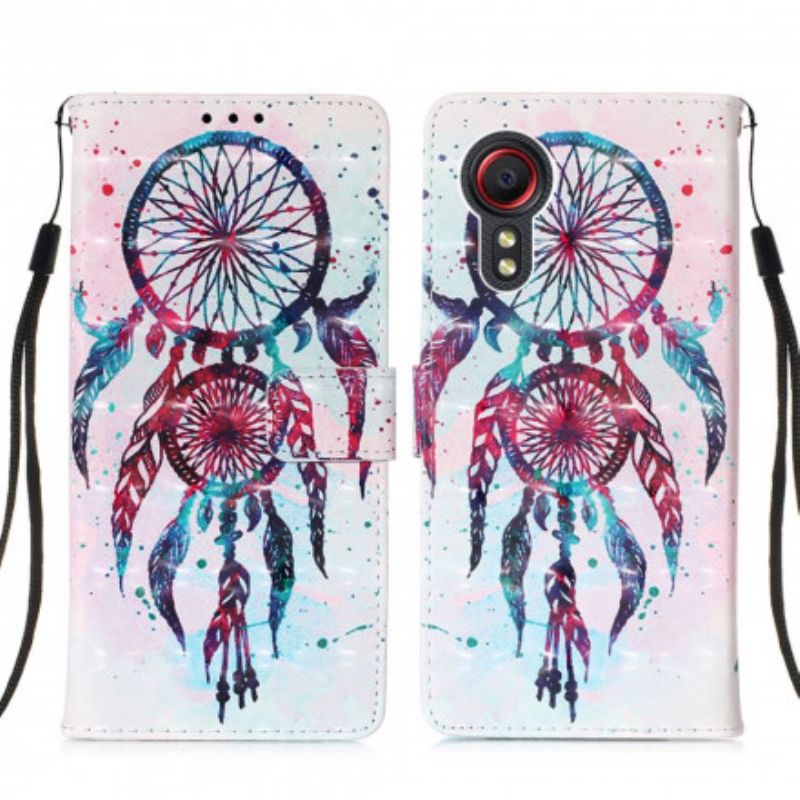 Folio Deksel Samsung Galaxy Xcover 5 Watercolor Dream Catcher