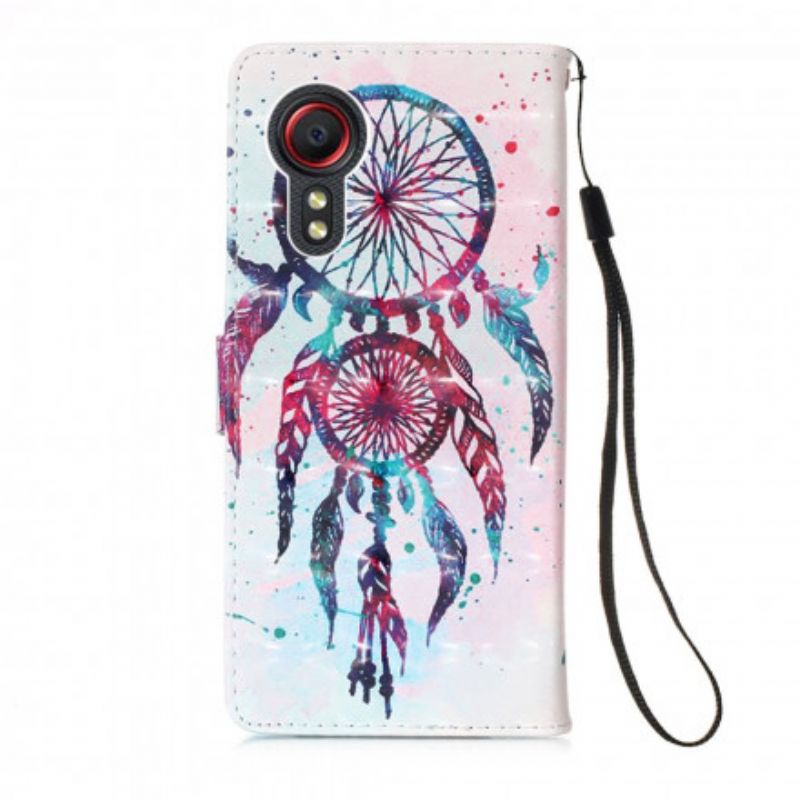 Folio Deksel Samsung Galaxy Xcover 5 Watercolor Dream Catcher