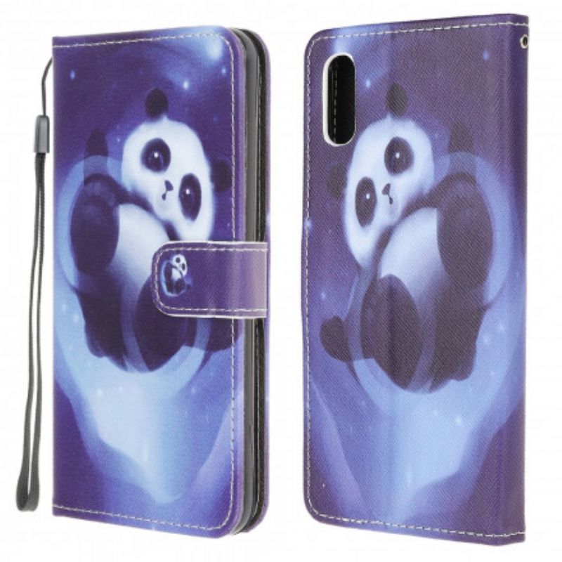 Folio Deksel Til Samsung Galaxy Xcover 5 Panda Space Strappy