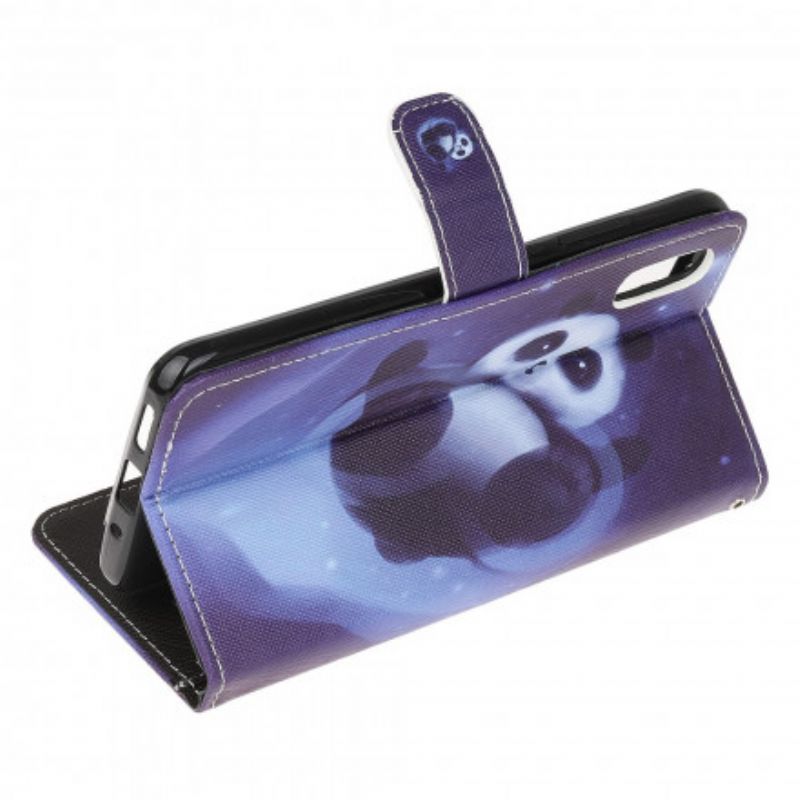 Folio Deksel Til Samsung Galaxy Xcover 5 Panda Space Strappy