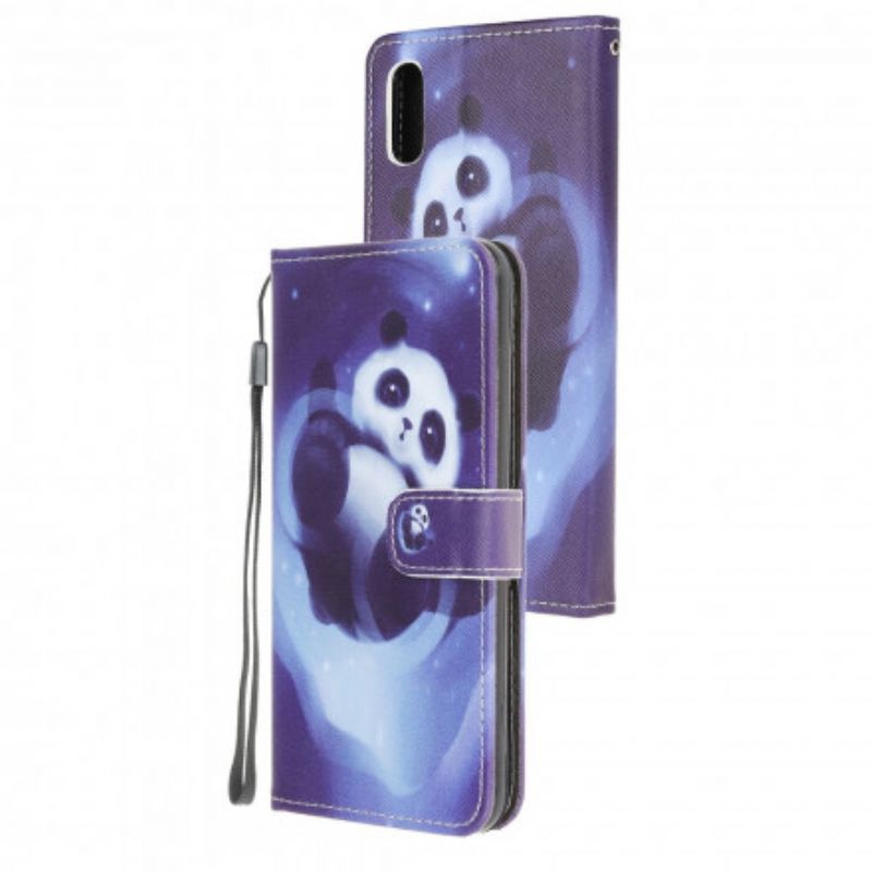 Folio Deksel Til Samsung Galaxy Xcover 5 Panda Space Strappy