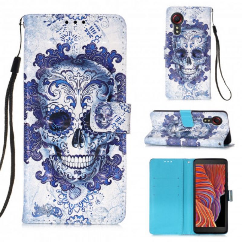 Folio Deksel Til Samsung Galaxy Xcover 5 Skull