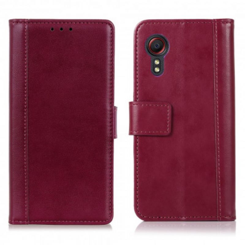 Folio Deksel Til Samsung Galaxy Xcover 5 Style Leather Elegance