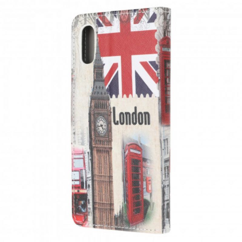 Lærdeksel Folio Deksel Samsung Galaxy Xcover 5 London Life