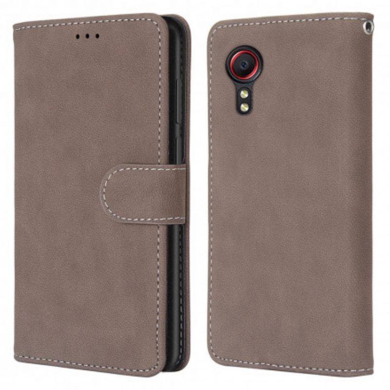 Lærdeksel Folio Deksel Samsung Galaxy Xcover 5 Style Leather Vintage Couture