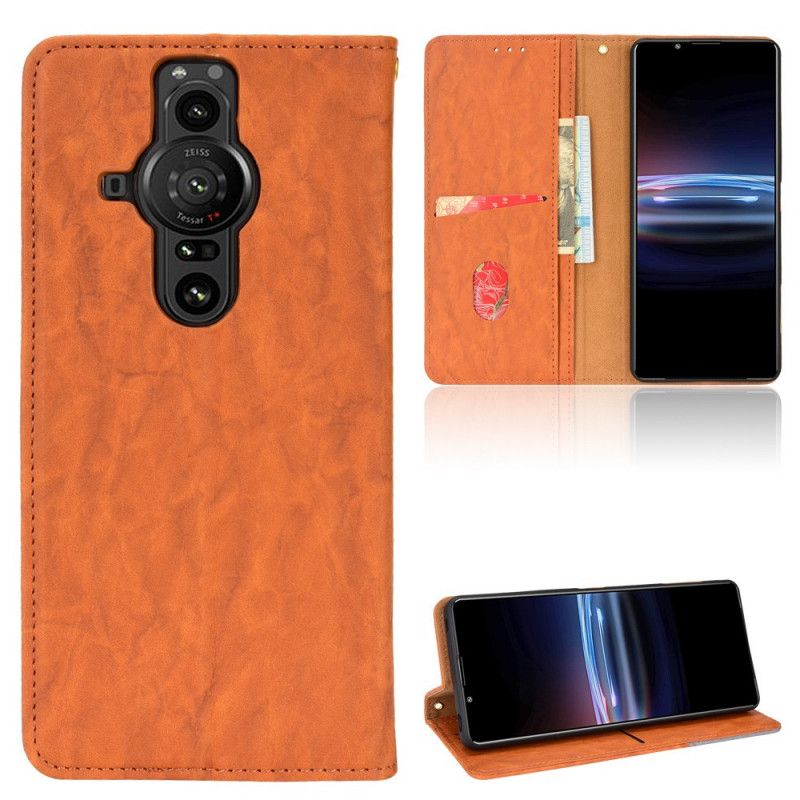 Folio Deksel Sony Xperia Pro-i Kunstskinn Bicolor Oblique Beskyttelse Deksel