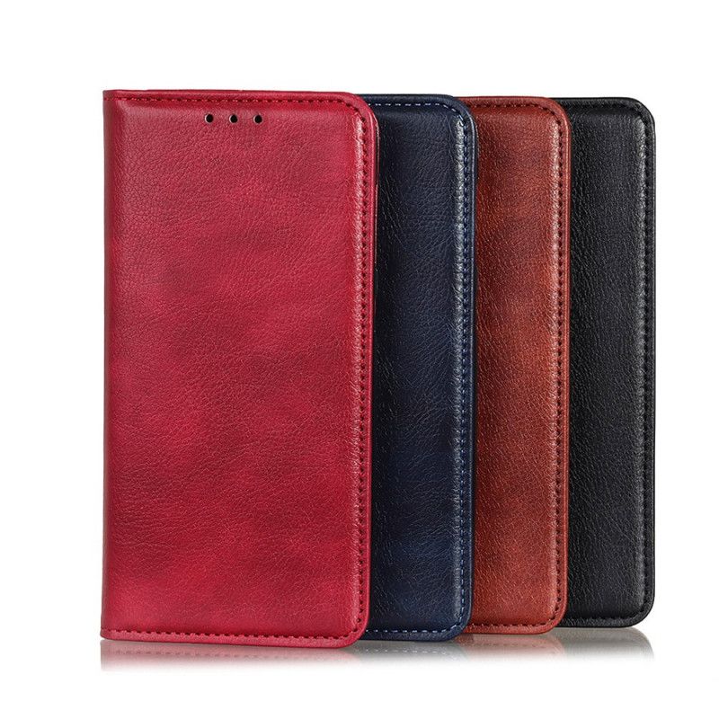 Folio Deksel Sony Xperia Pro-i Litchi Split Leather Beskyttelse Deksel