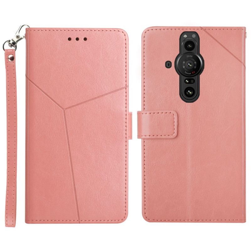 Folio Deksel Sony Xperia Pro-i Style Leather Geo Y Design