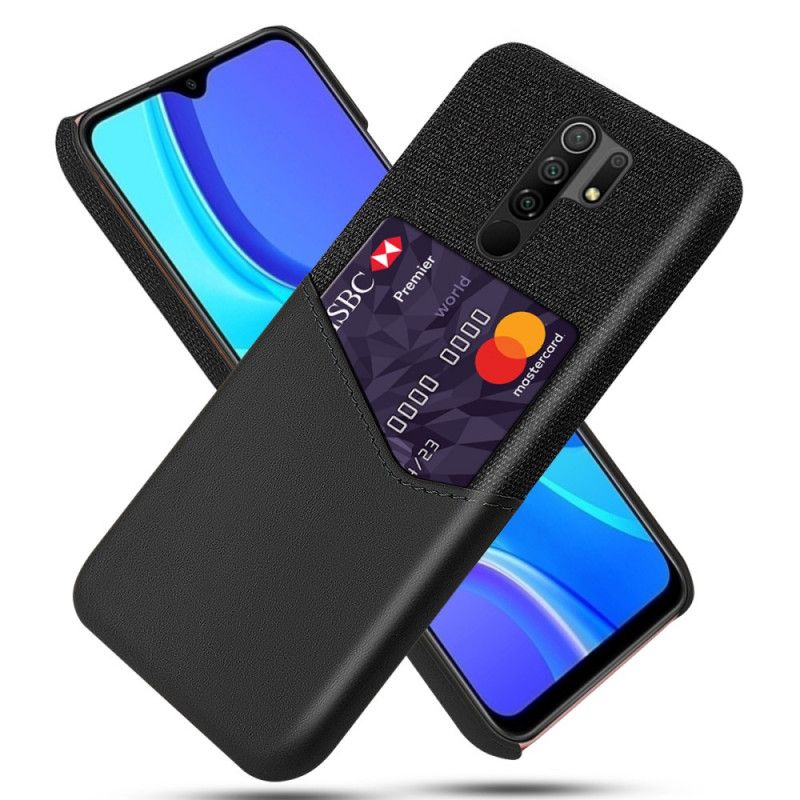 Deksel for Xiaomi Redmi 9 Svart Ksq Kortholder