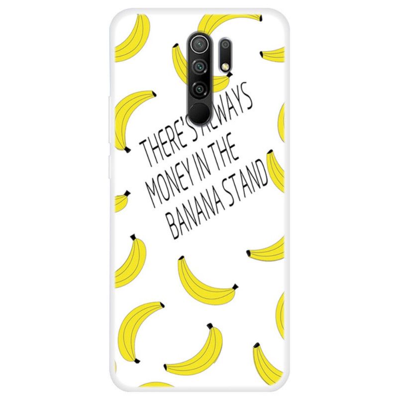 Deksel Xiaomi Redmi 9 Mobildeksel Gjennomsiktige Bananpenger