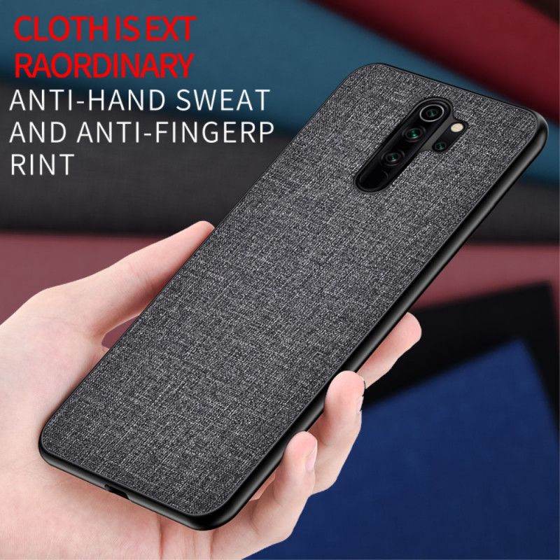 Deksel Xiaomi Redmi 9 Svart Hybrid Stoffdesign