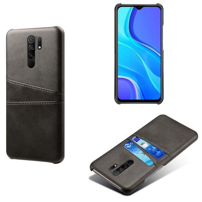 Deksel Xiaomi Redmi 9 Svart Kortholder