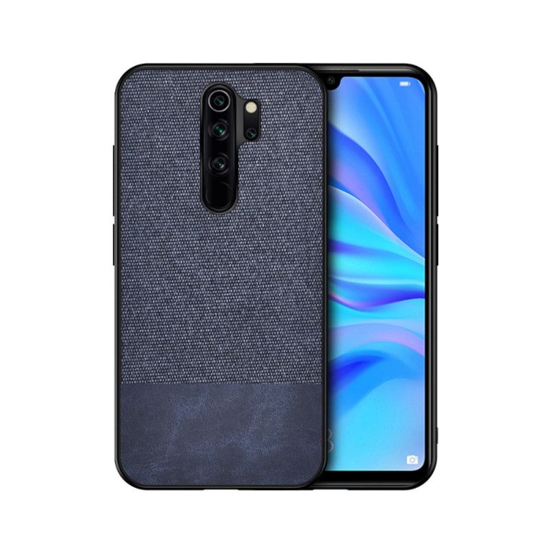 Deksel Xiaomi Redmi 9 Svart Kunststoff Lærbit