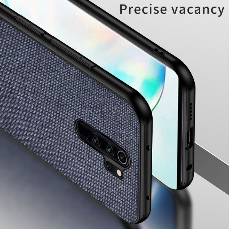 Deksel Xiaomi Redmi 9 Svart Kunststoff Lærbit