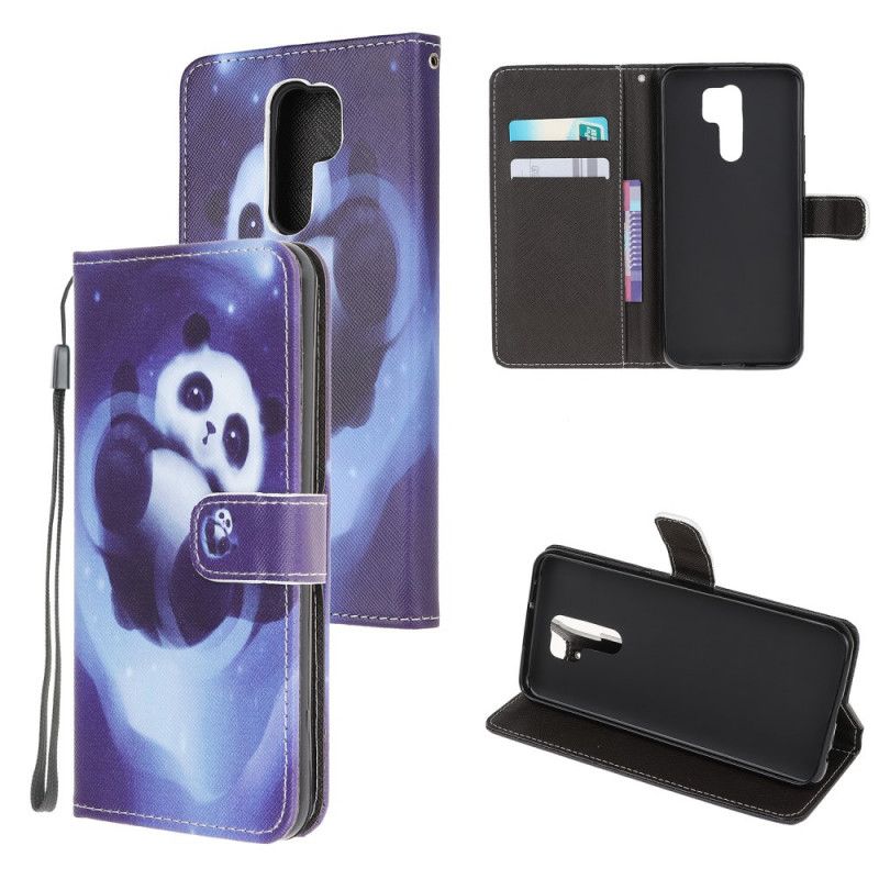 Folio Deksel for Xiaomi Redmi 9 Pandarom Med Tanga