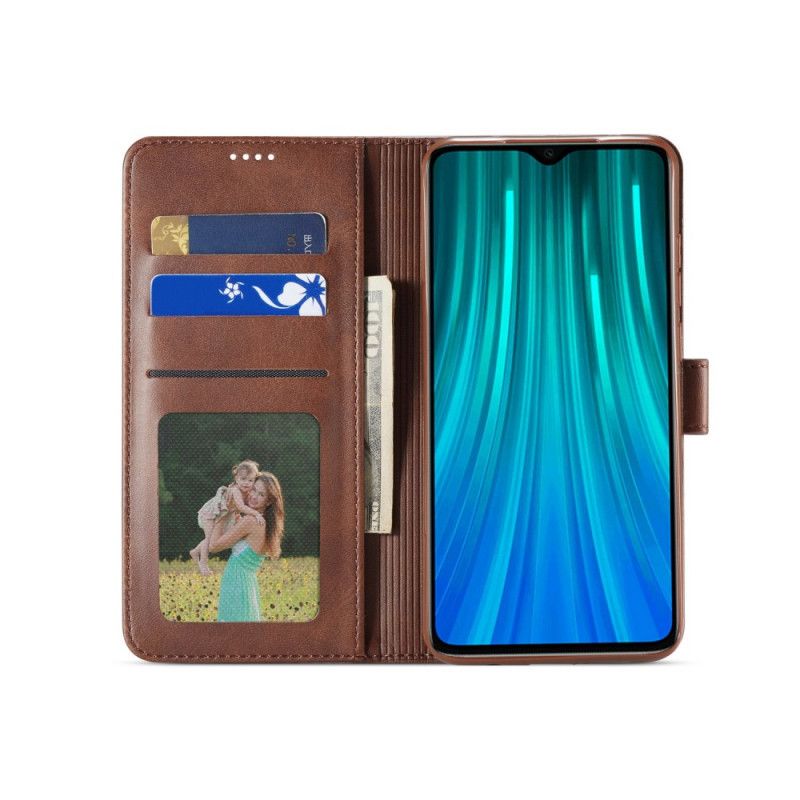 Folio Deksel for Xiaomi Redmi 9 Svart Lc.Imeeke Skinneffekt